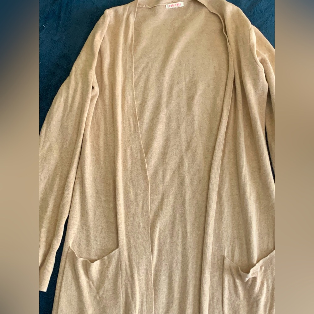 for thee maxi cashmere cardigan with pockets